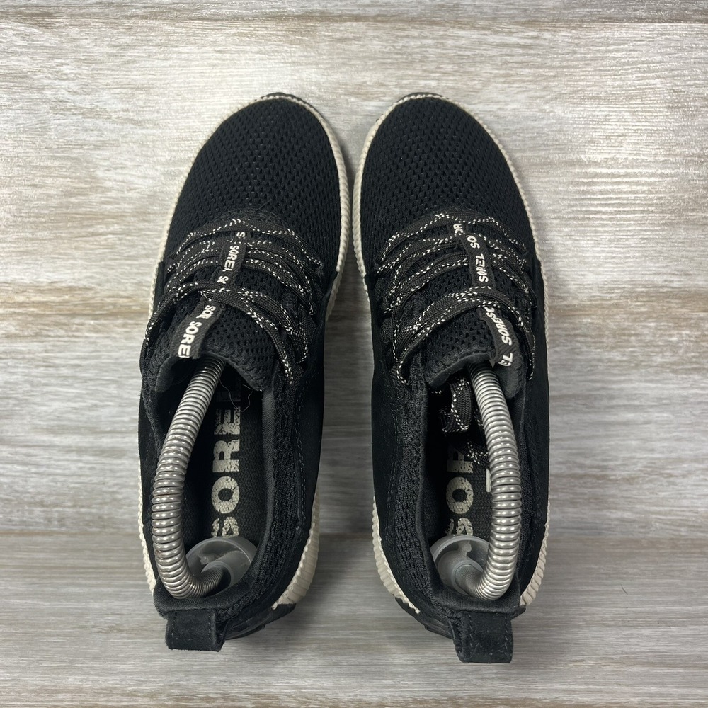Sorel Womens Out N About Plus Black Hiking Sneaker Size 7 - Picture 6 of 9